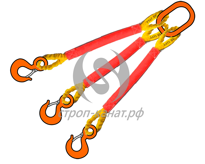 3 СТк - Строп круглопрядный трёхветвевой
