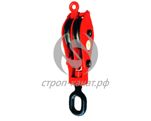 Блок монтажный двухрольный с проушиной