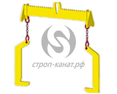 Парный захват для рулонов стали
